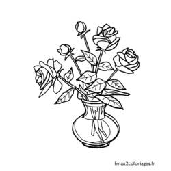 Disegno da colorare: Mazzo di fiori (Natura) #160874 - Pagine da Colorare Stampabili Gratuite