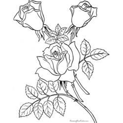 Disegno da colorare: Mazzo di fiori (Natura) #161085 - Pagine da Colorare Stampabili Gratuite