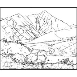 Disegno da colorare: Montagna (Natura) #156475 - Pagine da Colorare Stampabili Gratuite
