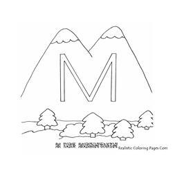 Disegno da colorare: Montagna (Natura) #156577 - Pagine da Colorare Stampabili Gratuite