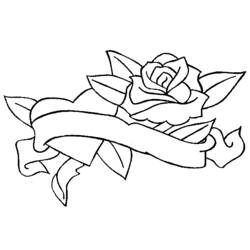 Disegno da colorare: Rose (Natura) #161880 - Pagine da Colorare Stampabili Gratuite