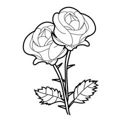 Disegno da colorare: Rose (Natura) #161890 - Pagine da Colorare Stampabili Gratuite