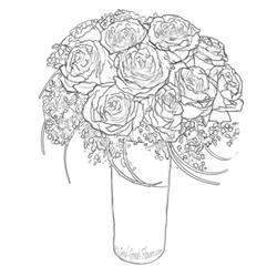 Disegno da colorare: Rose (Natura) #161896 - Pagine da Colorare Stampabili Gratuite