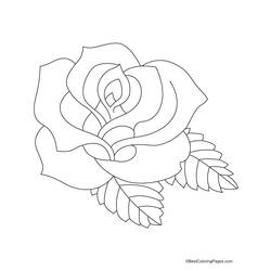 Disegno da colorare: Rose (Natura) #161904 - Pagine da Colorare Stampabili Gratuite