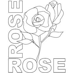 Disegno da colorare: Rose (Natura) #161942 - Pagine da Colorare Stampabili Gratuite