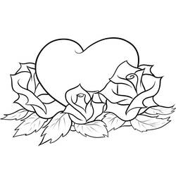 Disegno da colorare: Rose (Natura) #161945 - Pagine da Colorare Stampabili Gratuite