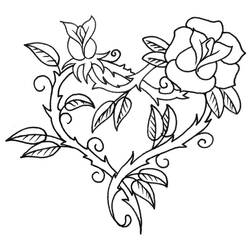 Disegno da colorare: Rose (Natura) #161961 - Pagine da Colorare Stampabili Gratuite