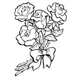 Disegno da colorare: Rose (Natura) #162015 - Pagine da Colorare Stampabili Gratuite