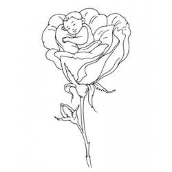 Disegno da colorare: Rose (Natura) #162037 - Pagine da Colorare Stampabili Gratuite