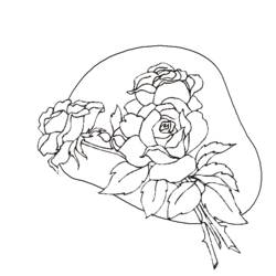 Disegno da colorare: Rose (Natura) #162038 - Pagine da Colorare Stampabili Gratuite