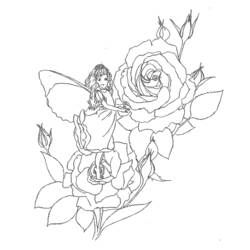 Disegno da colorare: Rose (Natura) #162064 - Pagine da Colorare Stampabili Gratuite