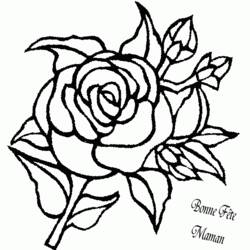 Disegno da colorare: Rose (Natura) #162078 - Pagine da Colorare Stampabili Gratuite