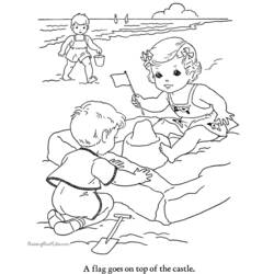 Disegno da colorare: Spiaggia (Natura) #159059 - Pagine da Colorare Stampabili Gratuite