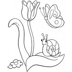 Disegno da colorare: Tulipano (Natura) #161643 - Pagine da Colorare Stampabili Gratuite