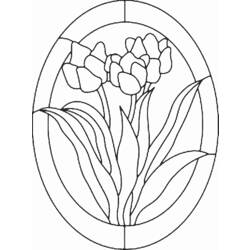 Disegno da colorare: Tulipano (Natura) #161660 - Pagine da Colorare Stampabili Gratuite