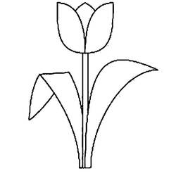 Disegno da colorare: Tulipano (Natura) #161668 - Pagine da Colorare Stampabili Gratuite