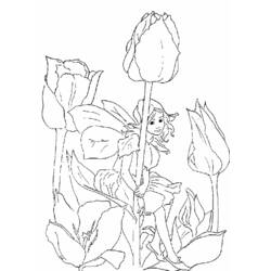 Disegno da colorare: Tulipano (Natura) #161716 - Pagine da Colorare Stampabili Gratuite