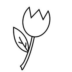Disegno da colorare: Tulipano (Natura) #161717 - Pagine da Colorare Stampabili Gratuite