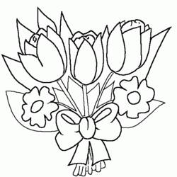 Disegno da colorare: Tulipano (Natura) #161743 - Pagine da Colorare Stampabili Gratuite