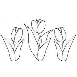 Disegno da colorare: Tulipano (Natura) #161755 - Pagine da Colorare Stampabili Gratuite