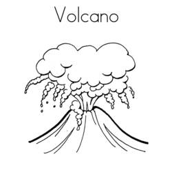 Disegno da colorare: Vulcano (Natura) #166568 - Pagine da Colorare Stampabili Gratuite