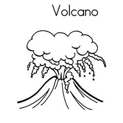 Disegno da colorare: Vulcano (Natura) #166572 - Pagine da Colorare Stampabili Gratuite