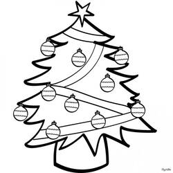 Disegno da colorare: albero di Natale (Oggetti) #167442 - Pagine da Colorare Stampabili Gratuite