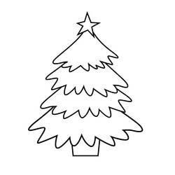 Disegno da colorare: albero di Natale (Oggetti) #167443 - Pagine da Colorare Stampabili Gratuite