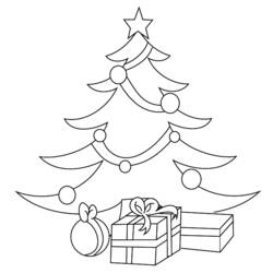 Disegno da colorare: albero di Natale (Oggetti) #167445 - Pagine da Colorare Stampabili Gratuite
