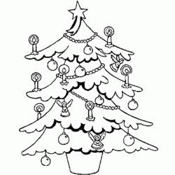 Disegno da colorare: albero di Natale (Oggetti) #167447 - Pagine da Colorare Stampabili Gratuite