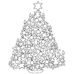 Disegno da colorare: albero di Natale (Oggetti) #167456 - Pagine da Colorare Stampabili Gratuite