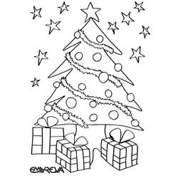 Disegno da colorare: albero di Natale (Oggetti) #167457 - Pagine da Colorare Stampabili Gratuite