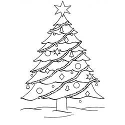 Disegno da colorare: albero di Natale (Oggetti) #167458 - Pagine da Colorare Stampabili Gratuite