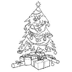 Disegno da colorare: albero di Natale (Oggetti) #167461 - Pagine da Colorare Stampabili Gratuite