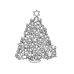 Disegno da colorare: albero di Natale (Oggetti) #167463 - Pagine da Colorare Stampabili Gratuite