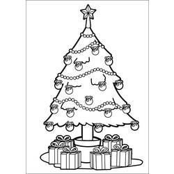 Disegno da colorare: albero di Natale (Oggetti) #167464 - Pagine da Colorare Stampabili Gratuite