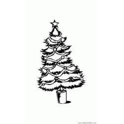Disegno da colorare: albero di Natale (Oggetti) #167471 - Pagine da Colorare Stampabili Gratuite