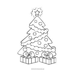 Disegno da colorare: albero di Natale (Oggetti) #167481 - Pagine da Colorare Stampabili Gratuite