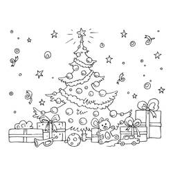 Disegno da colorare: albero di Natale (Oggetti) #167488 - Pagine da Colorare Stampabili Gratuite