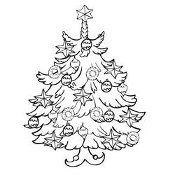 Disegno da colorare: albero di Natale (Oggetti) #167490 - Pagine da Colorare Stampabili Gratuite