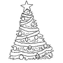 Disegno da colorare: albero di Natale (Oggetti) #167493 - Pagine da Colorare Stampabili Gratuite