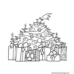 Disegno da colorare: albero di Natale (Oggetti) #167515 - Pagine da Colorare Stampabili Gratuite