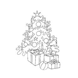 Disegno da colorare: albero di Natale (Oggetti) #167519 - Pagine da Colorare Stampabili Gratuite