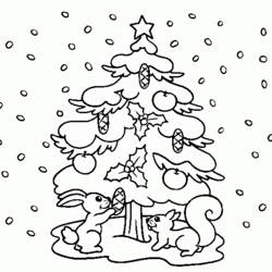 Disegno da colorare: albero di Natale (Oggetti) #167534 - Pagine da Colorare Stampabili Gratuite