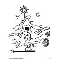 Disegno da colorare: albero di Natale (Oggetti) #167539 - Pagine da Colorare Stampabili Gratuite