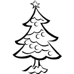 Disegno da colorare: albero di Natale (Oggetti) #167543 - Pagine da Colorare Stampabili Gratuite