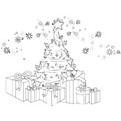 Disegno da colorare: albero di Natale (Oggetti) #167547 - Pagine da Colorare Stampabili Gratuite