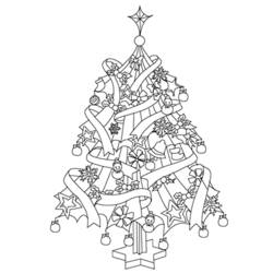 Disegno da colorare: albero di Natale (Oggetti) #167549 - Pagine da Colorare Stampabili Gratuite