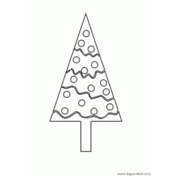 Disegno da colorare: albero di Natale (Oggetti) #167550 - Pagine da Colorare Stampabili Gratuite