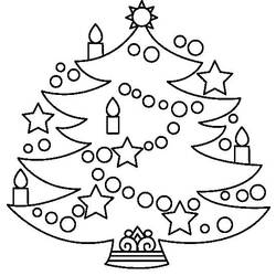 Disegno da colorare: albero di Natale (Oggetti) #167556 - Pagine da Colorare Stampabili Gratuite